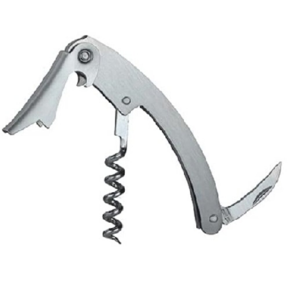 Silver Bella Vita Waiter's Corkscrew Wine Bottle Opener